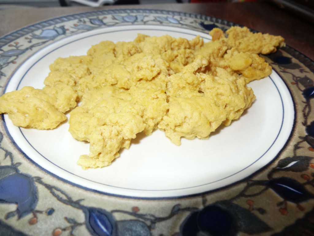 Vegan scrambled eggs from The Vegg