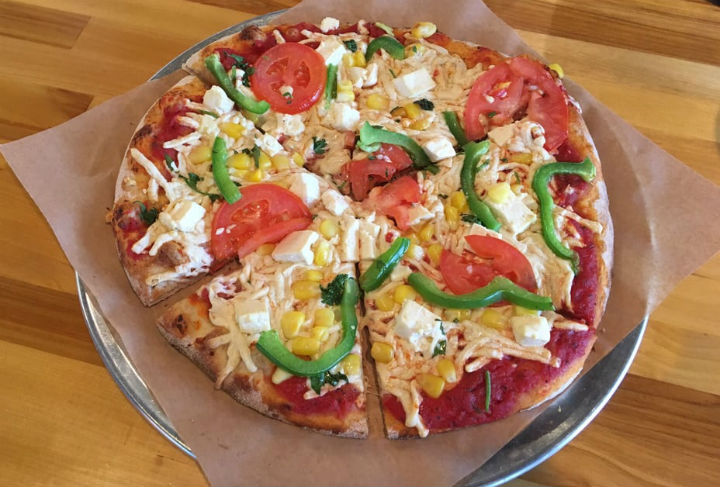 Vegan pizza by Your Pie/Photo by Rachel W. via Yelp